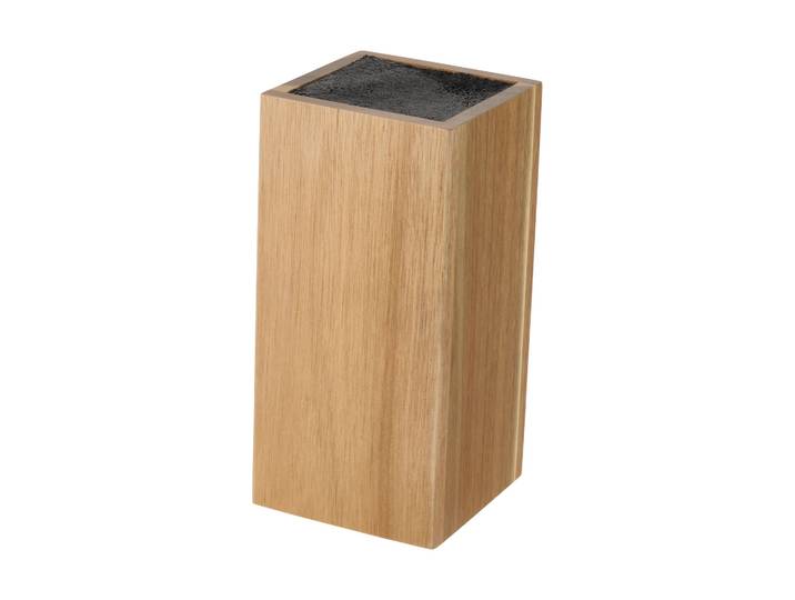 Dorre Bloc à couteaux carré en bois d’acacia Kini 23,5x10,7x10,7 cm