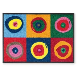 Wash & Dry Fußmatte Sergej 50 x 75 cm Polyamid Bunt