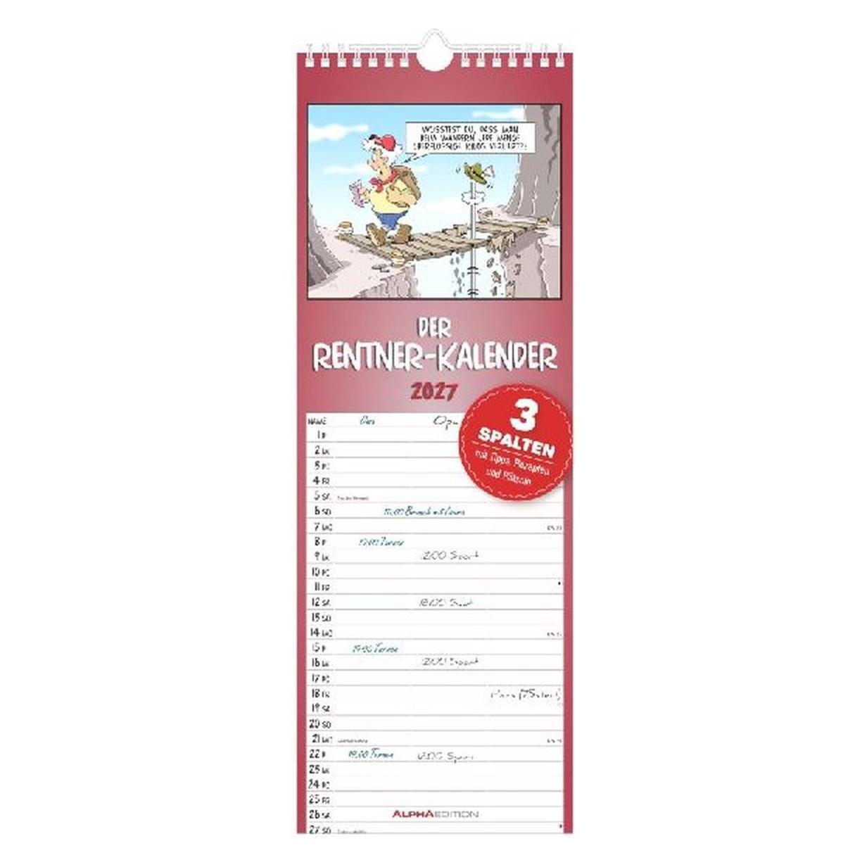 Alpha Edition Rentner-Kalender 2027 (69415107)