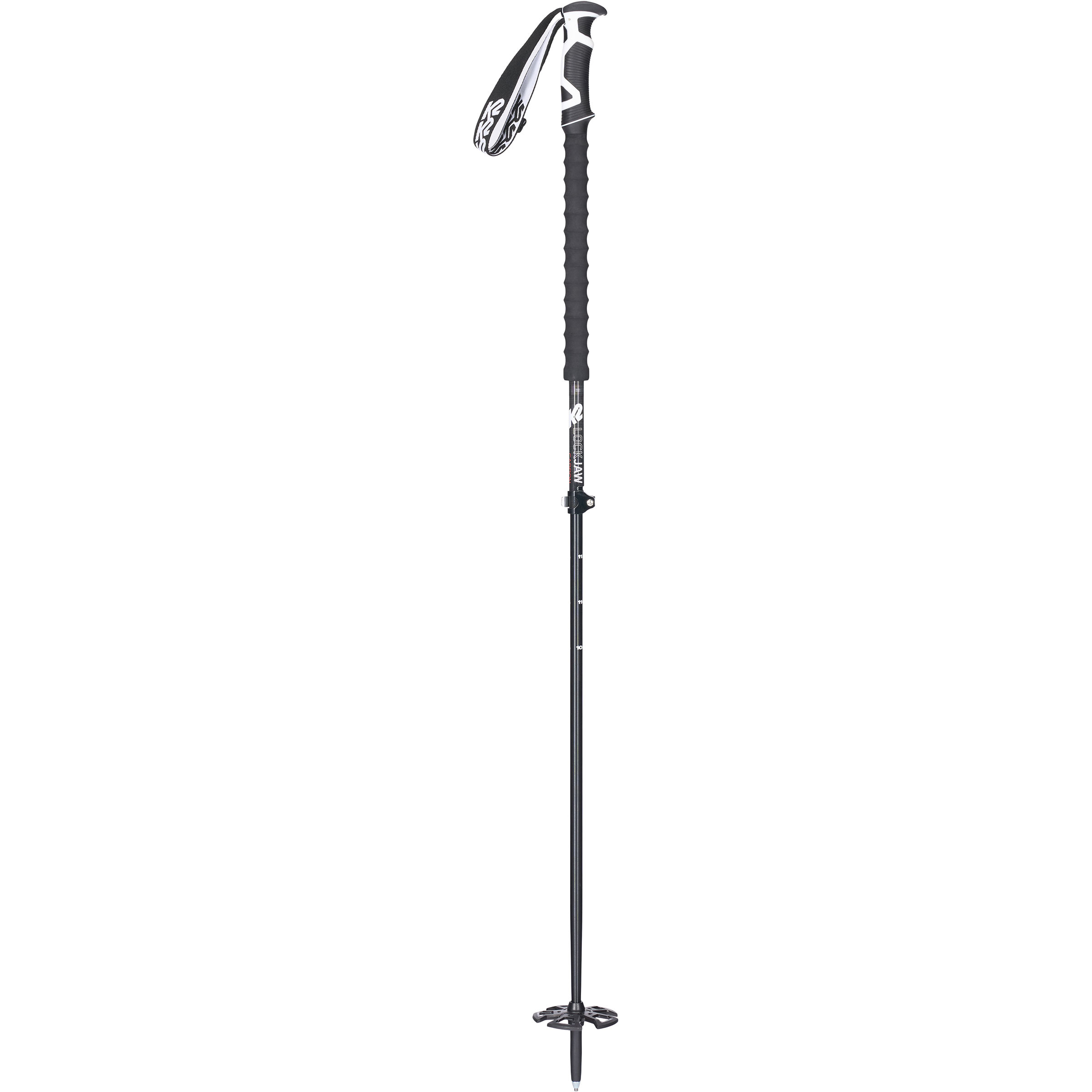 K2 Lockjaw Carbon Skistöcke Skistöcke schwarz Größe 105-145cm Skitour
