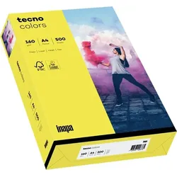 INAPA Kopierpapier, Tecno Colors, A4, 160 g/qm, gelb