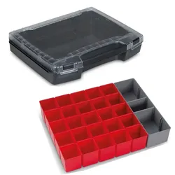Sortimo Sortiments Kleinteile Koffer i-Boxx 72 schwarz mit Insetboxenset A3
