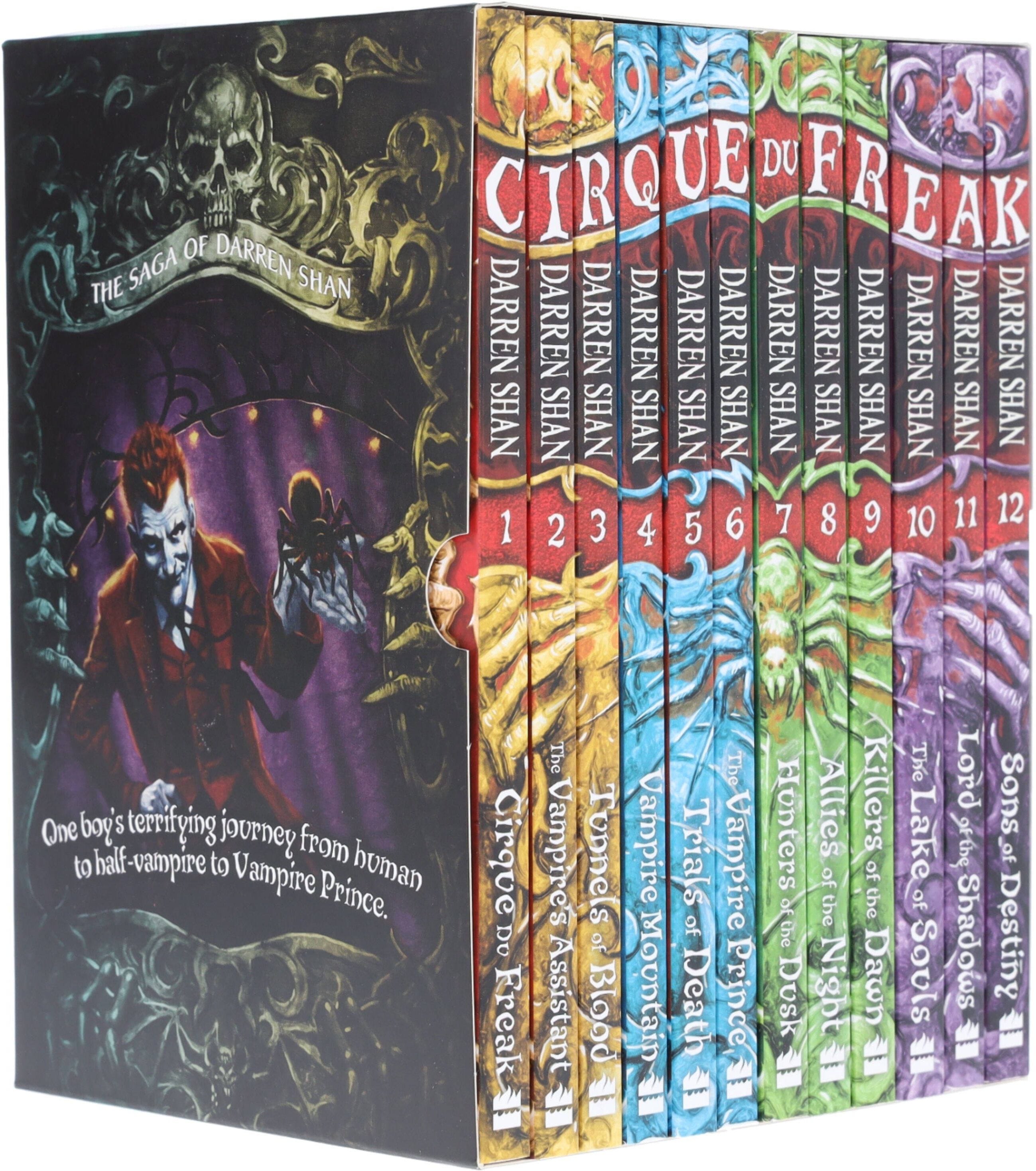 The Saga of Darren Shan Cirque du Freak Complete Collection Of 12 Books Set By Darren Shan - Ages 9-14 - Paperback HarperCollins Publishers