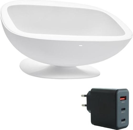 Lava Music Space Charger Laadstation met netadapter, wit