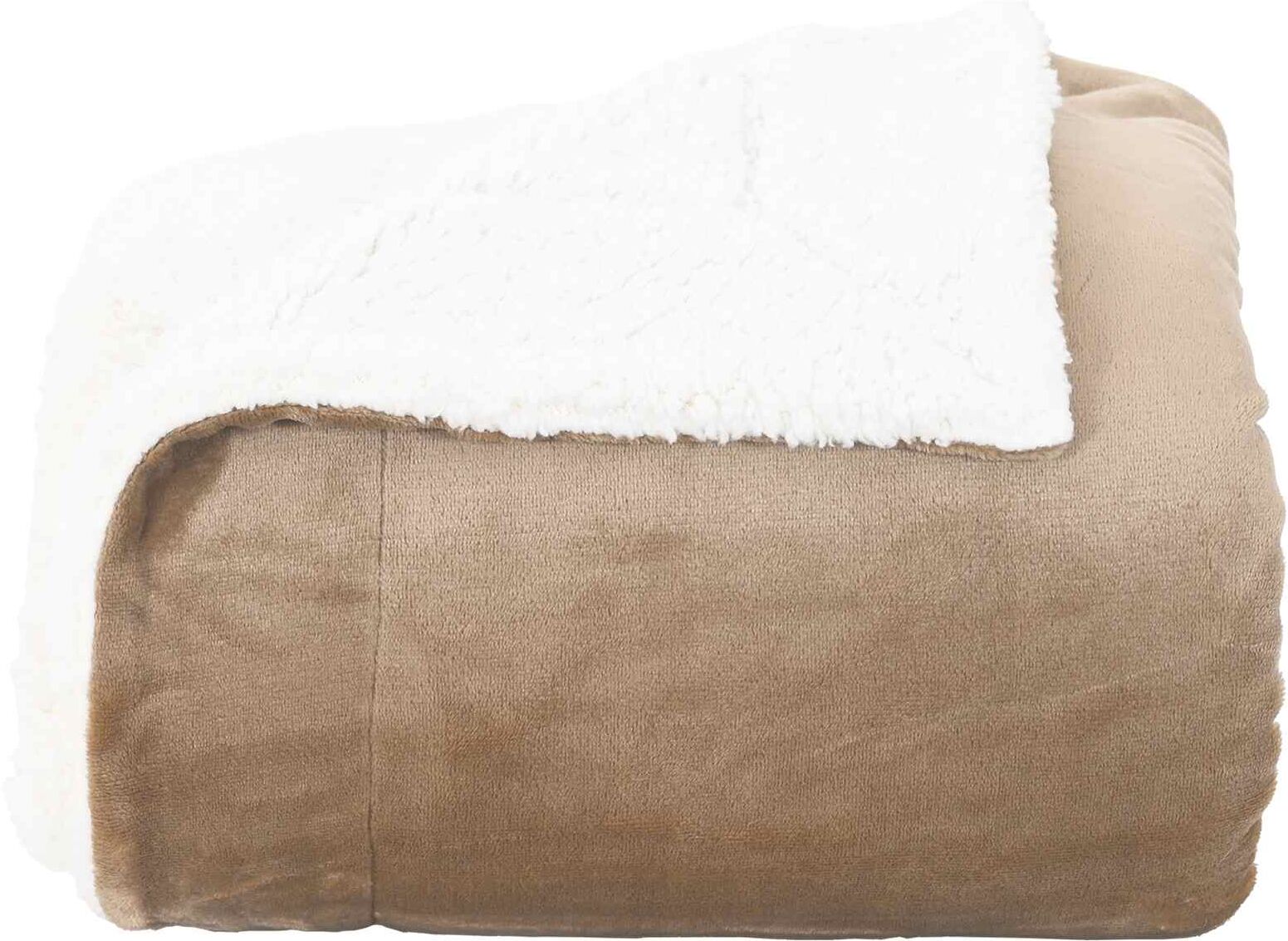 vidaXL plaid Camel 240 x 270 cm 3,17 kg Polaire