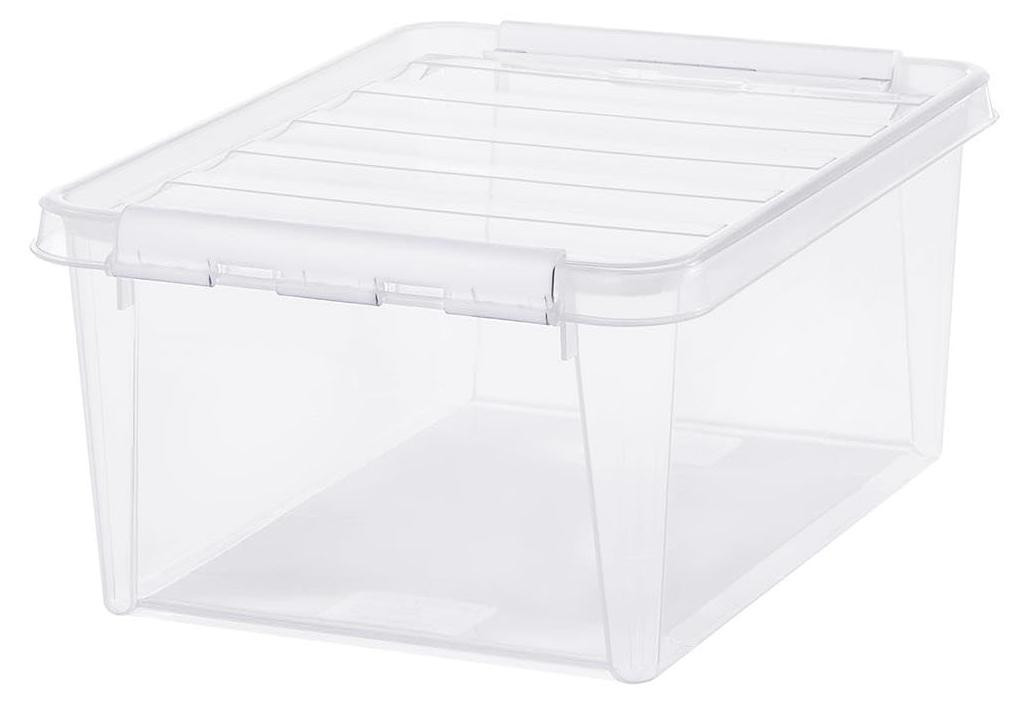 Dripio Stapelbare Opbergbox met Deksel, Transparant, Kunststof