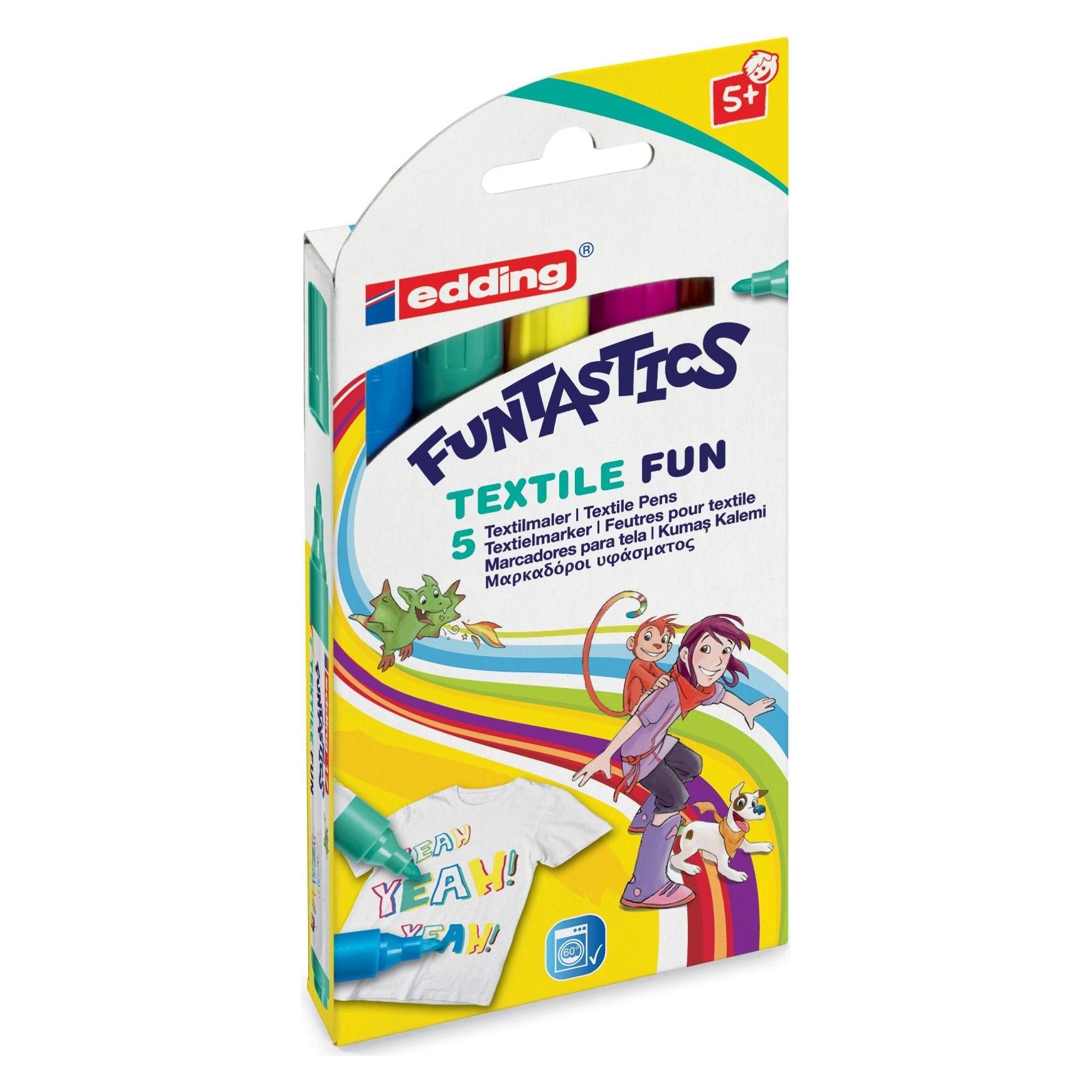 Edding Textilmarker 17 Funtastics 5er-Set (5x) (002510)