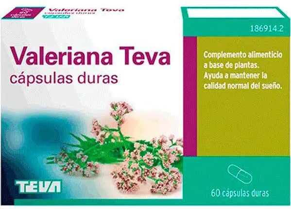 Valeriana Teva 60 capsulas Duras
