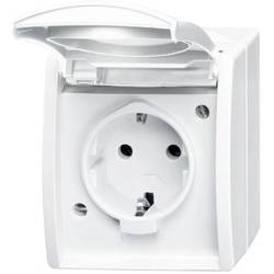 ABB 2CKA002083A0831 Schutzkontakt-Steckdose IP44 Weiß, Reinweiß (RAL 9010)