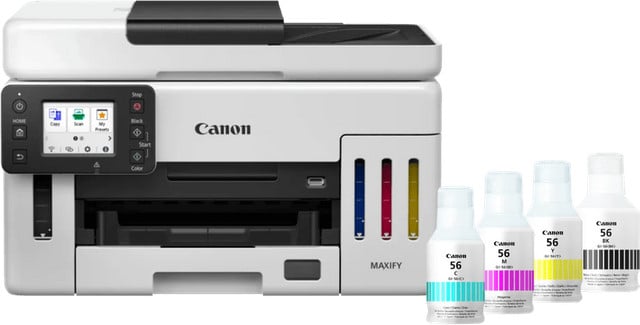 Canon MAXIFY GX6150 inkjetprinter met 1 extra set inkt (print, scan, copy)