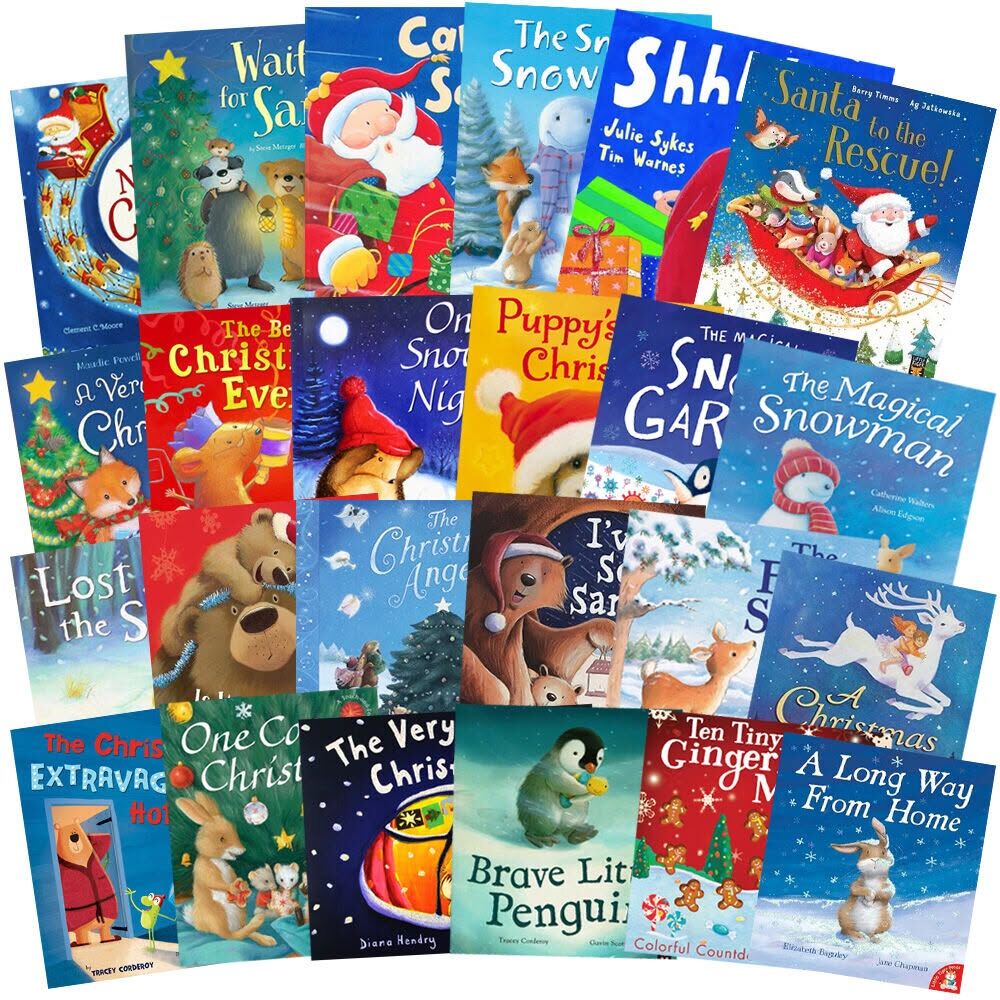 Little Tiger Christmas Advent 24 Children's Picture Books Bundle   Countdown to Christmas with a picture book every day!