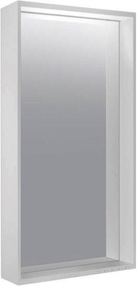 Keuco miroir Plan 07897171003 460x850x105mm, 25 watts, anodisé teinté argent