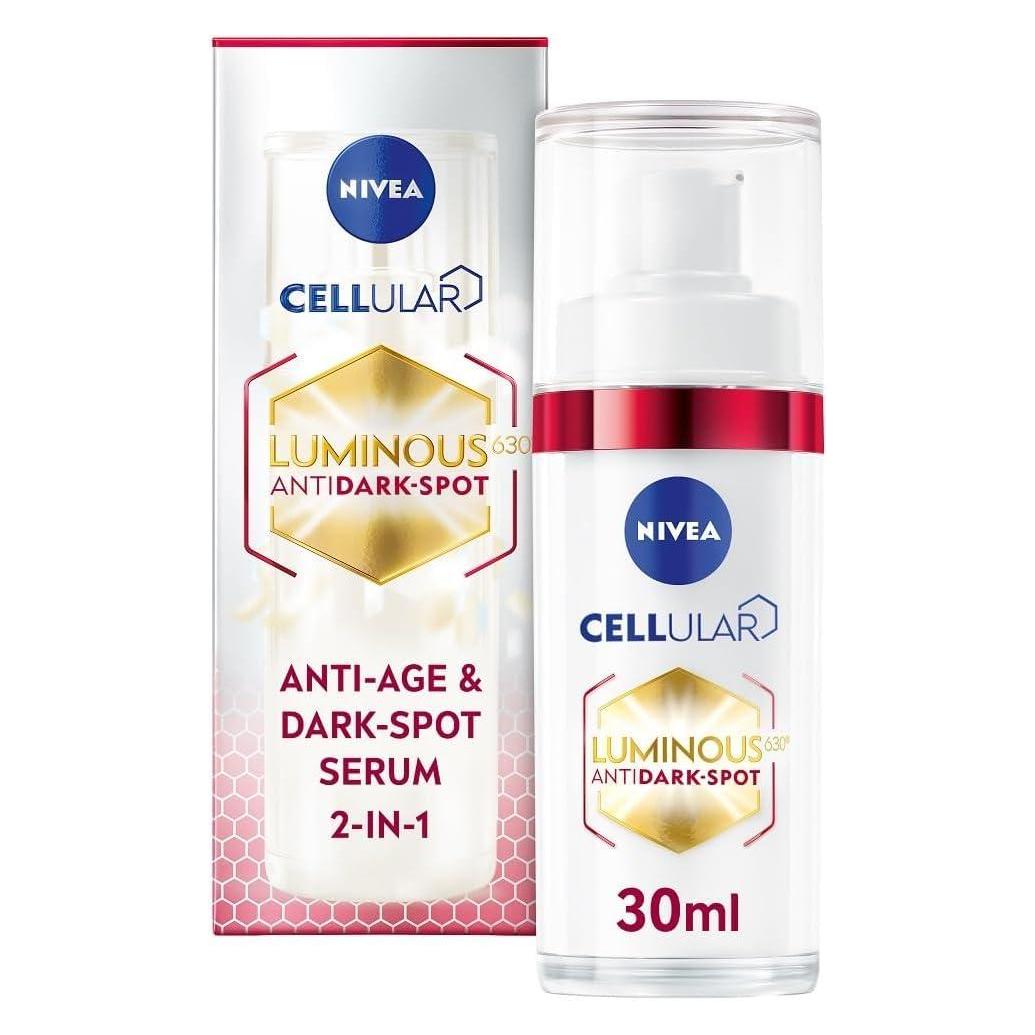 NIVEA Cellular Luminous 630 2-in-1 Anti-Aging Serum for Discoloration and Wrinkles 30ml (30 ml) (OTHER)
