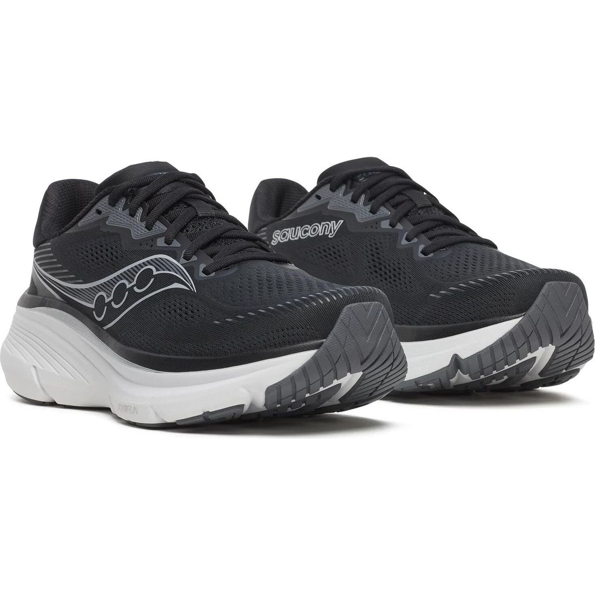 Saucony Guide 19 Men's black/silver (100) 50 S21058-100-50-MEDIUM