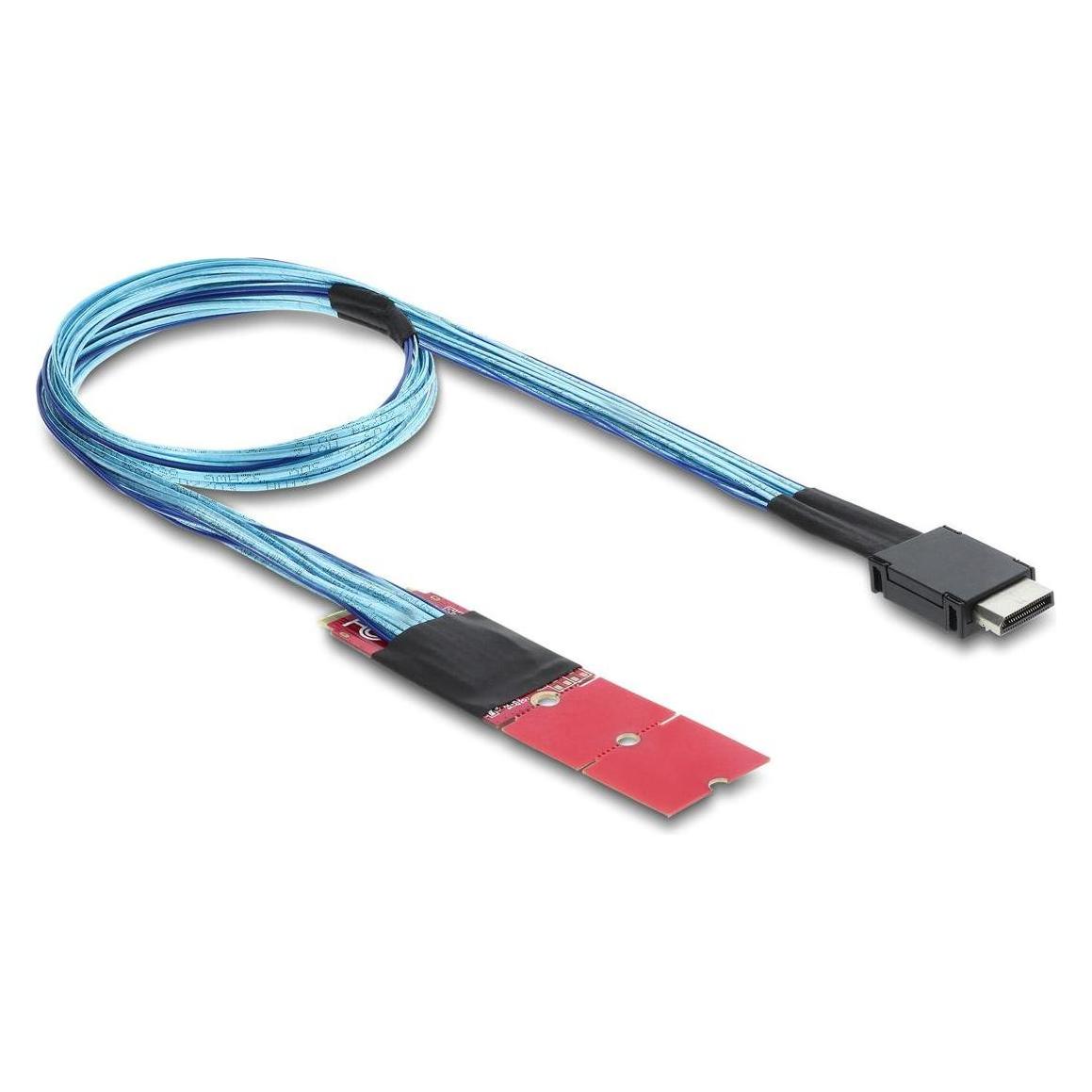 Delock M.2 Key M zu 1 x OCuLink SFF-8611 Konverter mit 45 cm (45 cm) (64360)