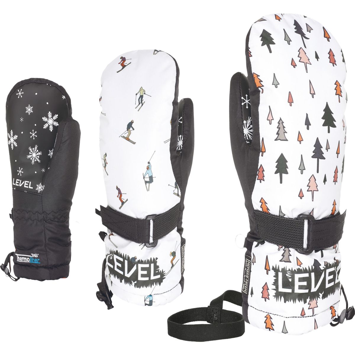 Level Junior Mitten pk white (40) III 4153JM-40-III