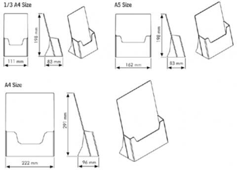 4PAPER Porta Folhetos (A5)