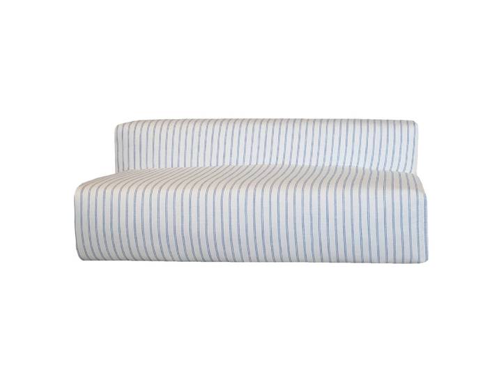 Canapé banquette modulable - déhoussable 3 places - lin rayé