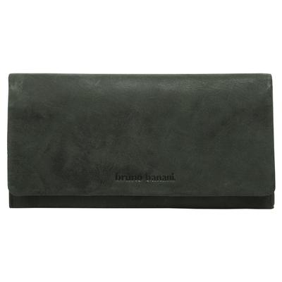 Geldbörse BRUNO BANANI "BRUNO BANANI Damen echt Leder", Damen, grün, Leder, Kleinlederwaren, echt Leder