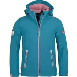TROLLKIDS Girls Trollfjord Jacket, Größe 152 in Blau Blau