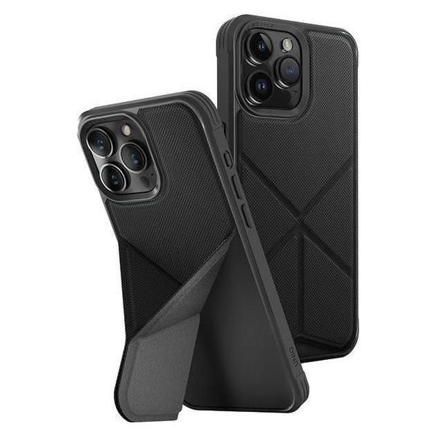 Uniq etui Transforma iPhone 15 Pro Max 6.7" Magclick Charging czarny/ebony black (Apple iPhone 15 Pro Max) (1579257259)