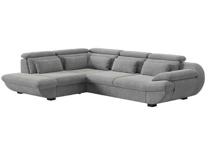 Ecksofa INFINITY Stoff silber