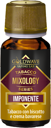 Goldwave Imponente Mixology Aroma Concentrato 10ml Tabacco Virginia Biscotto Crema Bavarese