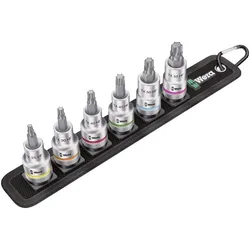 Wera, Steckschlüssel + Stecknuss, Belt C 3 Zyklop Bitnuss-Satz TX
