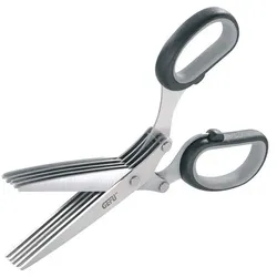GEFU Kräuterschere Cutare Kunststoff Silber