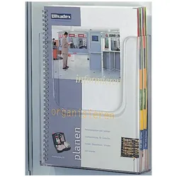 Ultradex, Prospektständer, Prospektbox DIN A4 hoch magnetisch B237xH251xT36mm transparent (A4)