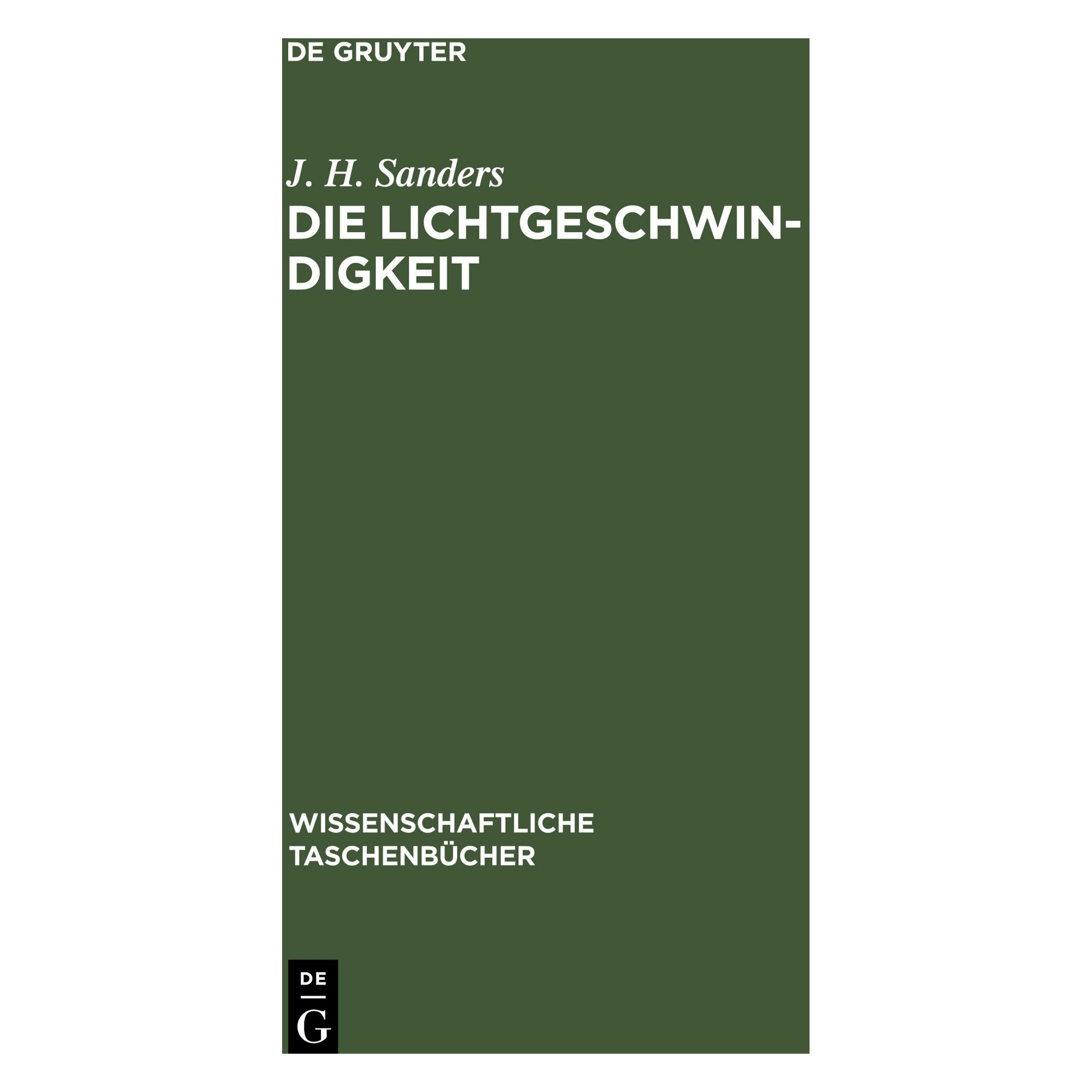 De Gruyter Die Lichtgeschwindigkeit (42665999)