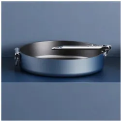 Joseph Joseph Space Bratpfanne klappbarer Griff D28cm, Pfanne + Kochtopf, Blau, Silber