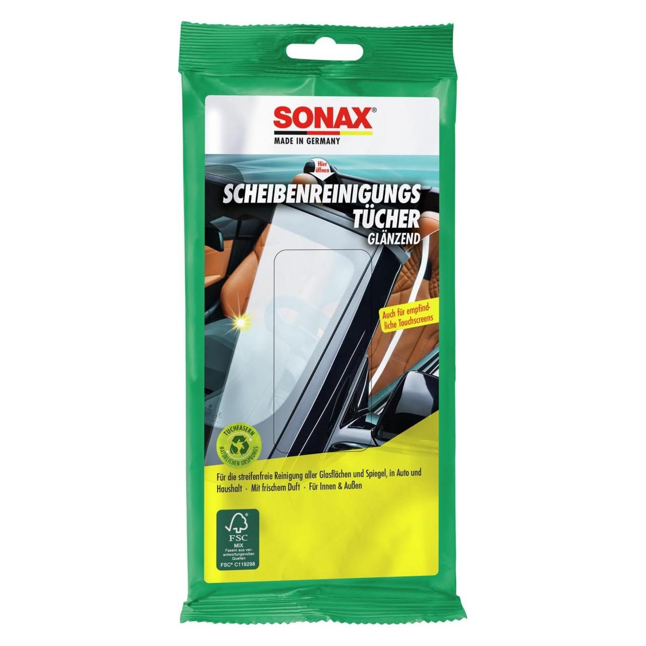 Sonax Scheiben-Reinigungs-Tücher, Beutel à 10 St. (04150000-057.03*)