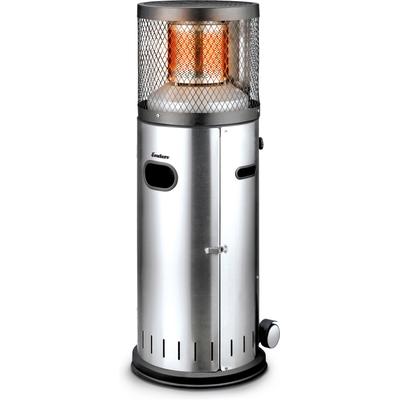Terrassenstrahler ENDERS "POLO 2.0", silber, B:42cm H:115cm T:42cm Ø:42cm, Heizstrahler