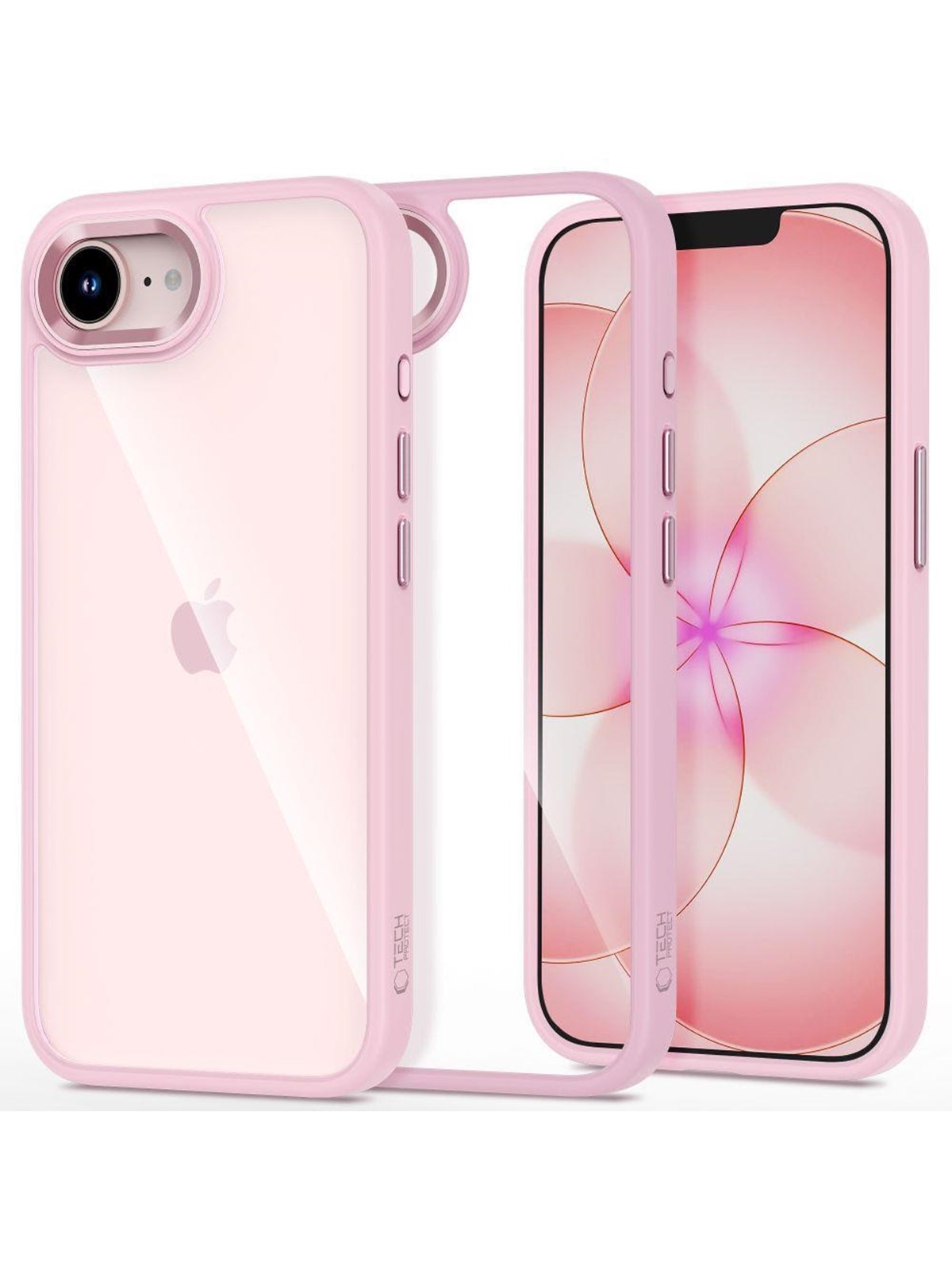 Tech-Protect Magmat Case for iPhone 16e / 17e - Clear Pink