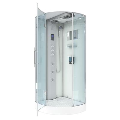 AcquaVapore D37-20L1-ALL Dusche Duschtempel Komplett Duschkabine -Th. 100x100