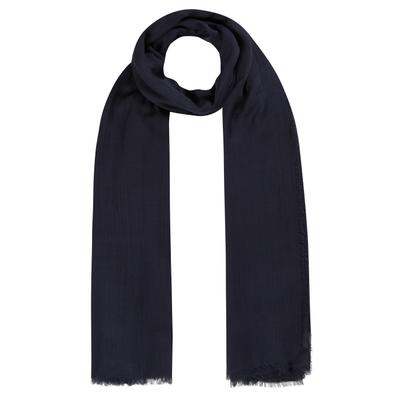 Modetuch CODELLO "Codello Schal", Damen, blau (dunkelblau), Obermaterial: 100% sonstige Fasern AF., uni, Modetücher, Hauchfein