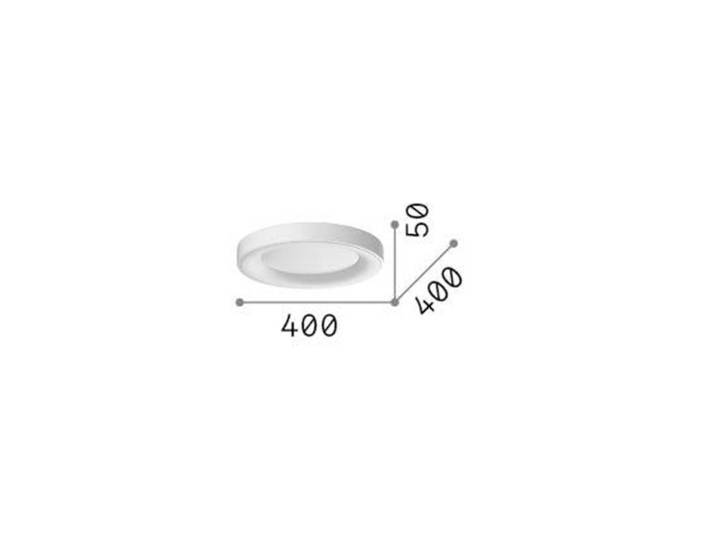 IDEAL LUX LED Deckenleuchte Planet, weiß / opal, für Wohn- / Esszimmer, Metall, Modern