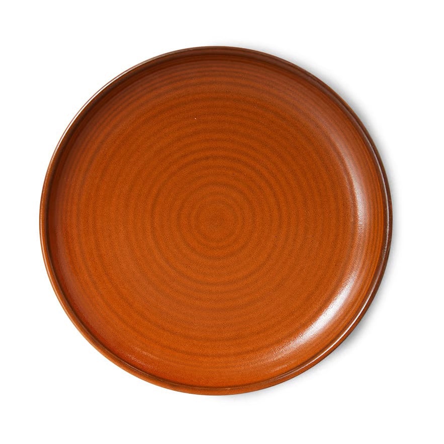 HKliving Home Chef zijbord Ø20 cm Burned orange