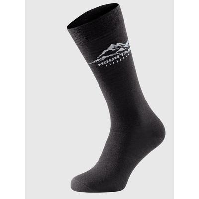 Kniestrümpfe WÄSCHEPUR, Herren, Gr. 3/43, schwarz, 53% Wolle, 46% Polyamid, 1% Elasthan, Socken Kniestrümpfe
