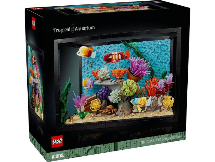 LEGO® Icons 10366 Tropisches Aquarium Konstruktionsspielsteine, (Set, 4154 Teile)