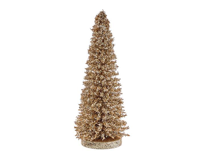 Tanne X-MAS Glitter 28cm Gold/Gold