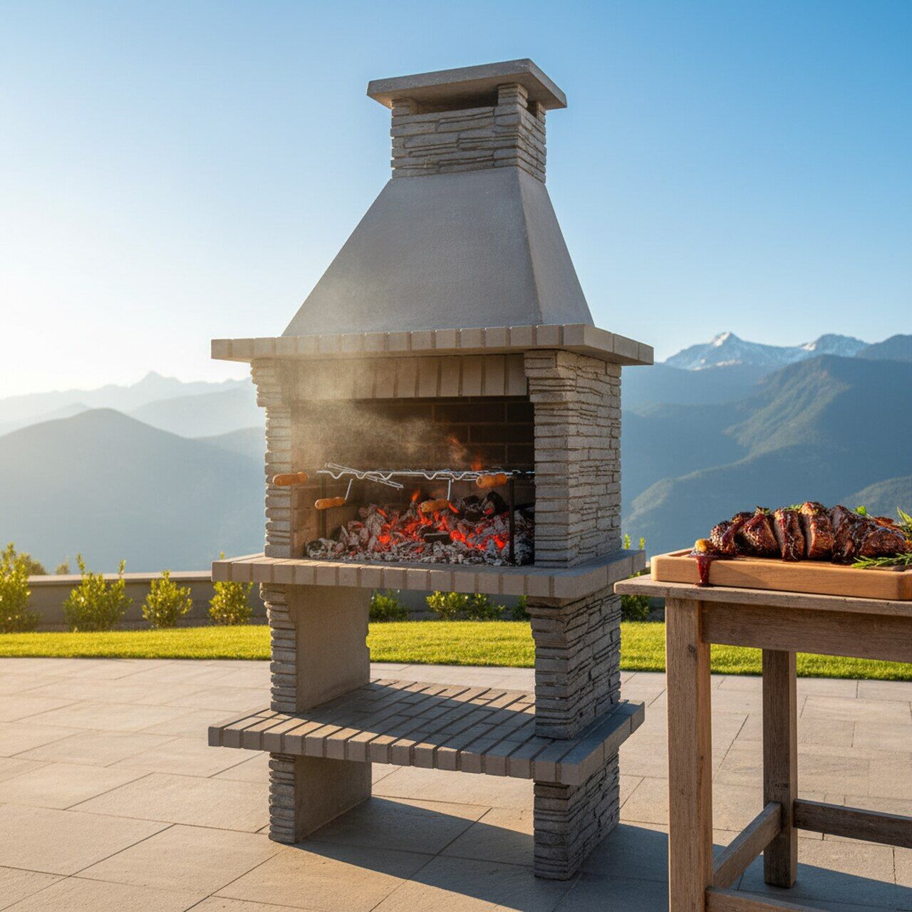 My-Barbecue CE1280F Barbacoa de piedra