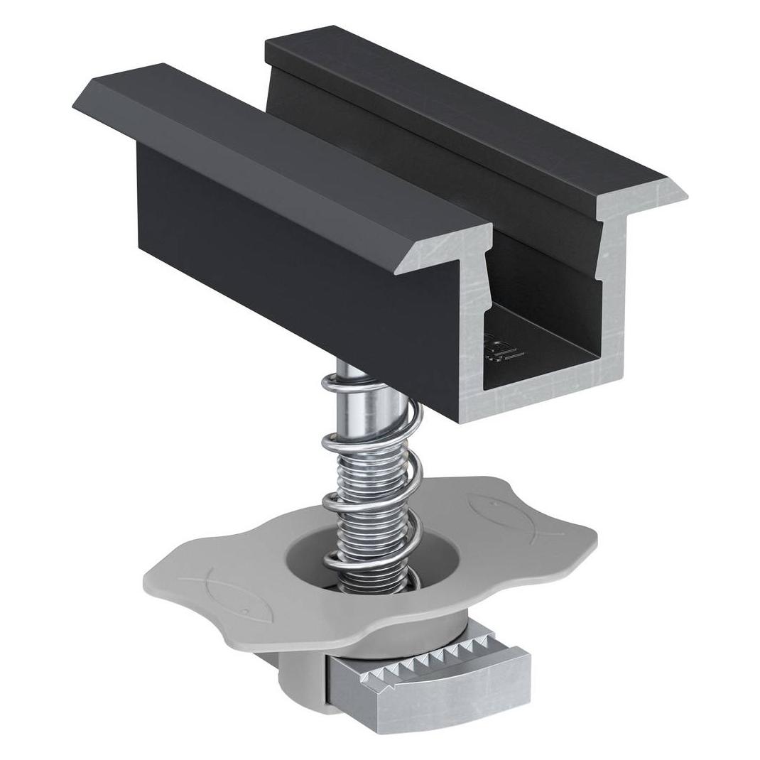 Fischer Mittelklemme vorm. PM C 28-34 AL sw (28 mm) (561722)