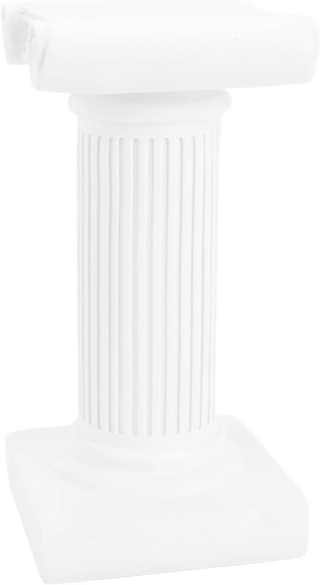 Romeinse Pijler Decor - Elegant Wit Zuilen Standbeeld voor Tafeldecoratie