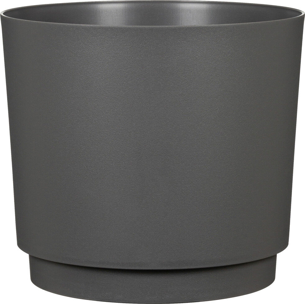 Scheurich Blumentopf Kunststoff Ø 17,9 x 16 cm nero