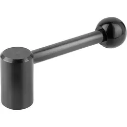 SPANNHEBEL GR.2 M12, A=104, FORM:0° STAHL, KOMP:KUNSTSTOFF