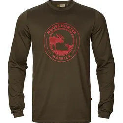 Härkila Herren Game Langarmshirt - M - willow green moose