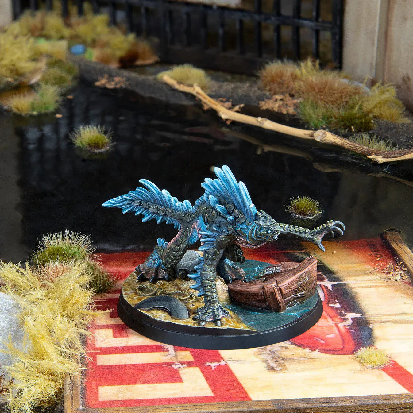 Fallout: Wasteland Warfare – Creatures: Nukalurk King, Ages 14+, Tabletop Miniature, 32mm Scale, Modiphius Entertainment