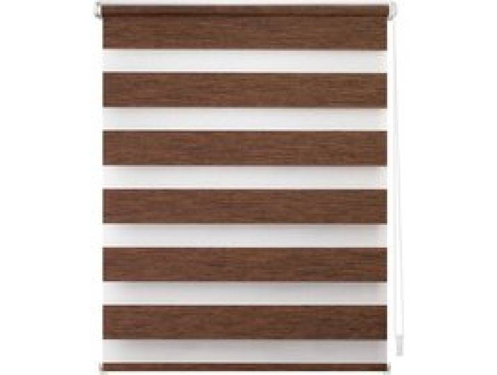 LICHTBLICK Store enrouleur Duo pour fenêtre (brun foncé, 80 x 150 cm)